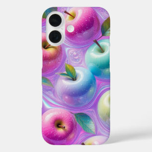 Iridescent Candy Apple Art iPhone 16 Case