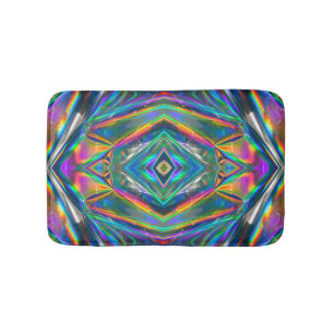 Iridescent Chrome Bath Mat