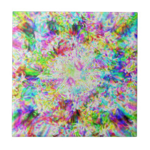 Iridescent Chrome Eight Tile