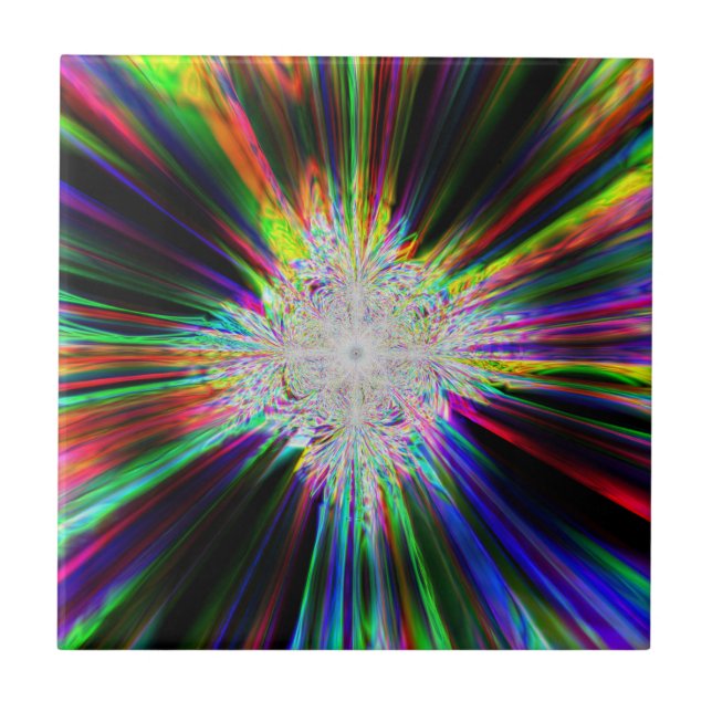 Iridescent Chrome Eleven Tile (Front)