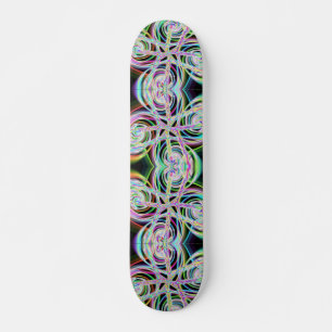 Iridescent chrome nine skateboard