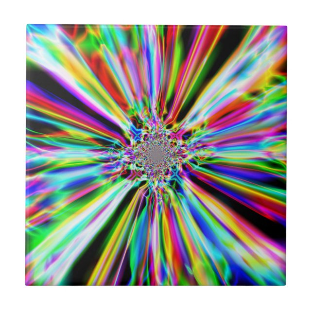 Iridescent Chrome Ten Tile (Front)