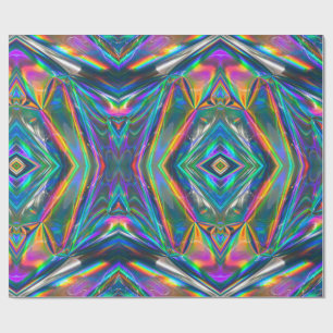 Iridescent Chrome Wrapping Paper