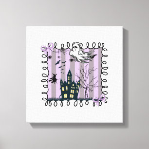 Iridescent Coquette Halloween Canvas Print