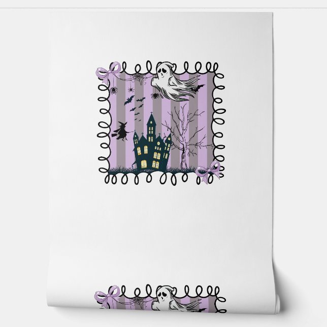 Iridescent Coquette Halloween Wallpaper (Unrolling)