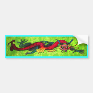 Iridescent Dragon bumper sticker