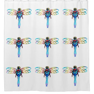 iridescent dragonflies pattern