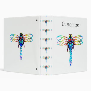 iridescent dragonfly binder