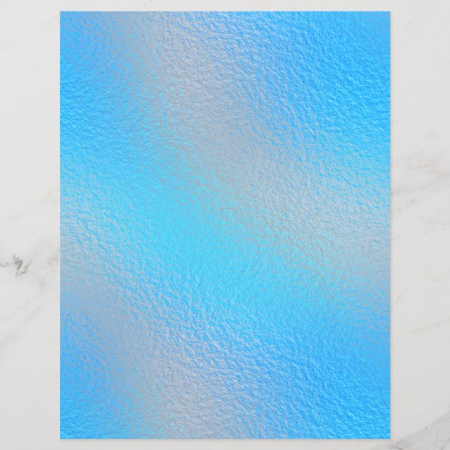 Iridescent Faux Foil Scrapbook Paper No. 19 (Front)