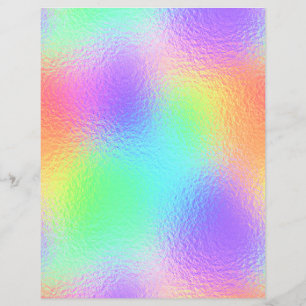Iridescent Faux Foil Scrapbook Paper No. 21