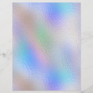 Iridescent Faux Foil Scrapbook Paper No. 48