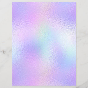 Iridescent Faux Foil Scrapbook Paper No. 54