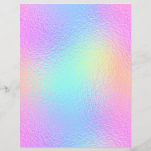 Iridescent Faux Foil Scrapbook Paper No. 6