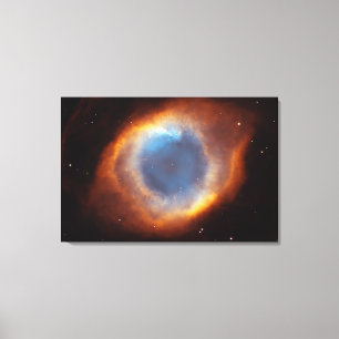 Iridescent Glory of Nearby Helix Nebula Canvas Print