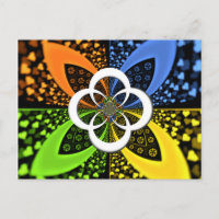 Iridescent Hearts Seamless Polka Dot Abstract Art 