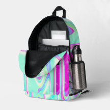 Iridescent Holographic Liquid Swirl