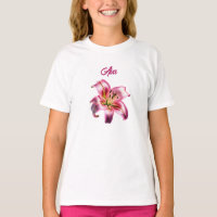 Iridescent Holographic Pink Asiatic Lily