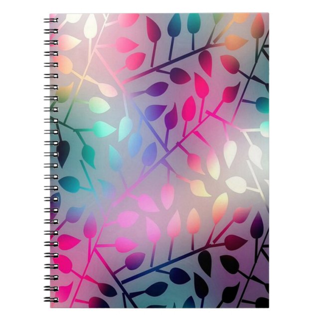 Iridescent Leaves Notebook (Front)