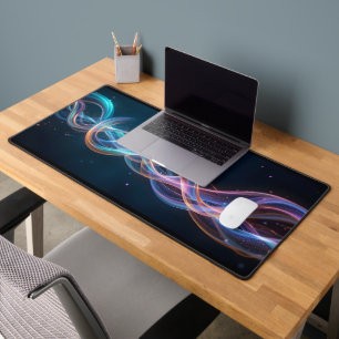 Iridescent Light Dance Desk Mat