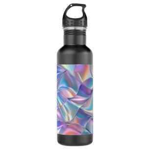 Iridescent Metallic 6 Geometric 710 Ml Water Bottle