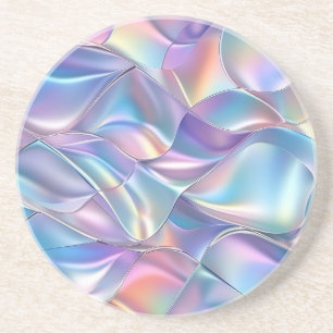 Iridescent Metallic 6 Geometric Coaster