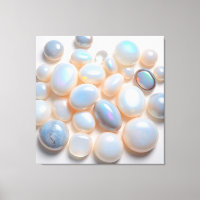 Iridescent Moonstone & Opal Art