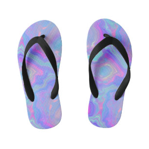 Iridescent Opal Kid's Flip Flops
