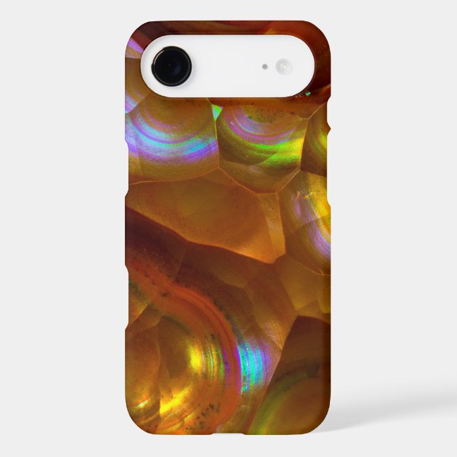 Iridescent orange fire opal Case-Mate iPhone case (Back)