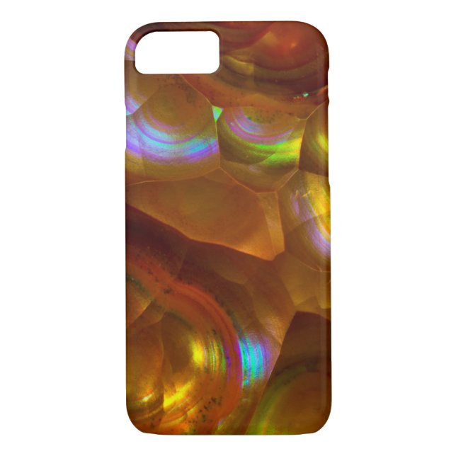 Iridescent orange fire opal Case-Mate iPhone case (Back)