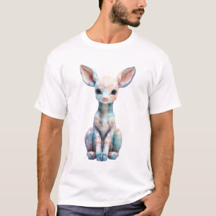 Iridescent Pastel Fantasy Fawn Illustration Men T-Shirt