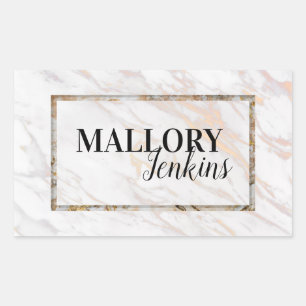 Iridescent Pink Marble Sticker