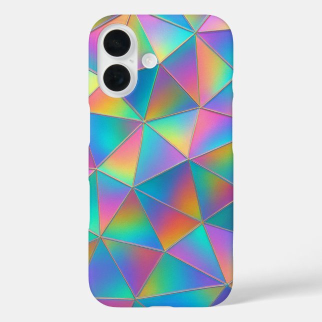 Iridescent Polygon Case-Mate iPhone Case (Back)