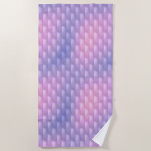 Iridescent Purple and Pink  Beach Towel