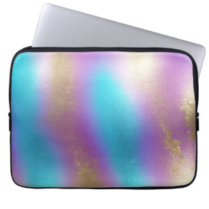 Iridescent Rainbow Glam Laptop Sleeve
