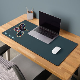 Iridescent Raven Desk Mat