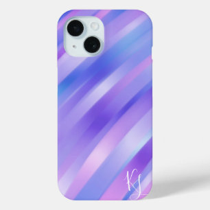 Iridescent Ribbons Personalized Phone Case