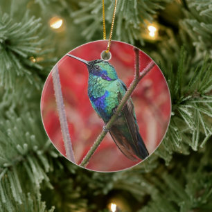 Iridescent Shine Ceramic Ornament