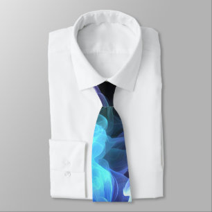 Iridescent Smoke On Black Tie