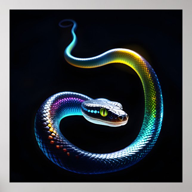 Iridescent Snakes Poster (Front)