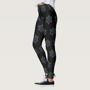 Iridescent Snowflake Legging