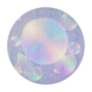 Iridescent Soap Bubble Dream Cutting Board