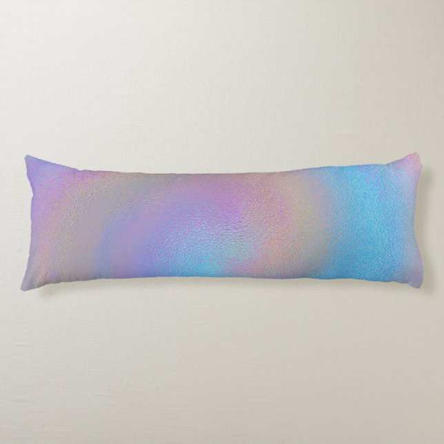 Iridescent Spiral Body Pillow (Front)