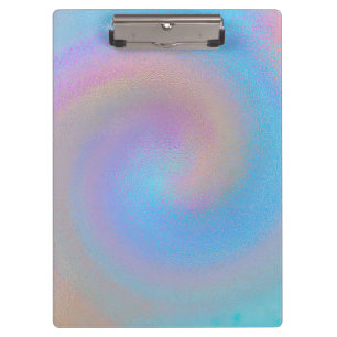 Iridescent Spiral Clipboard