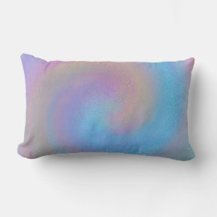 Iridescent Spiral Lumbar Pillow