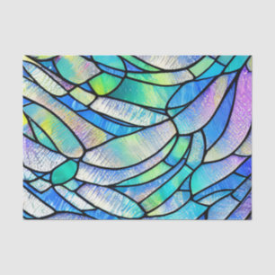 Iridescent Stained Glass Effect Decoupage Tissue Paper