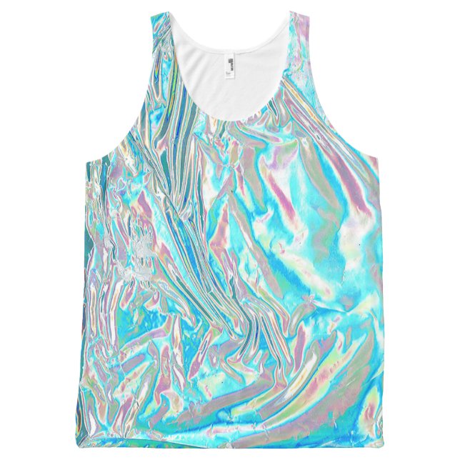 Iridescent Unisex Tank Top (Front)