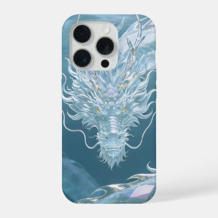 Iridescent Water Dragon Art Fantasy Dragon Design iPhone 15 Pro Case