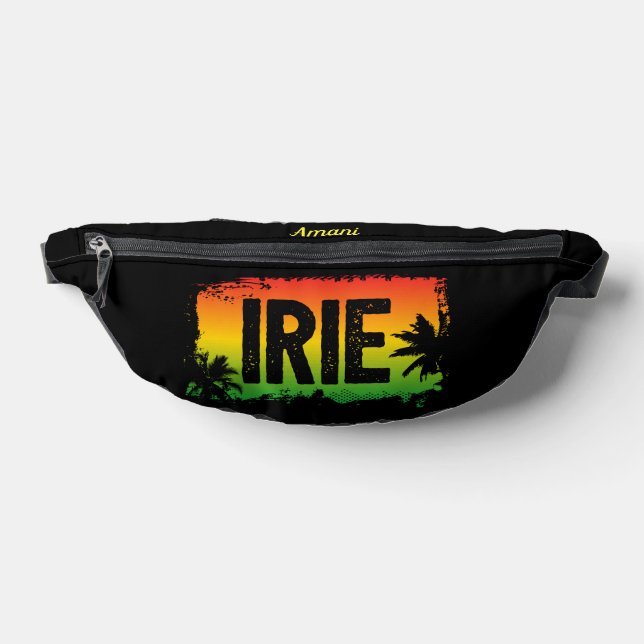 IRIE Jamaican Rasta Black Fanny Pack (Lay Down)