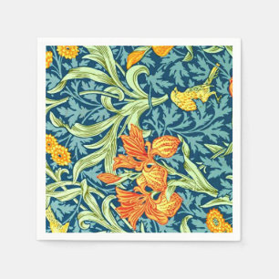 Iris, a William Morris pattern, Napkin