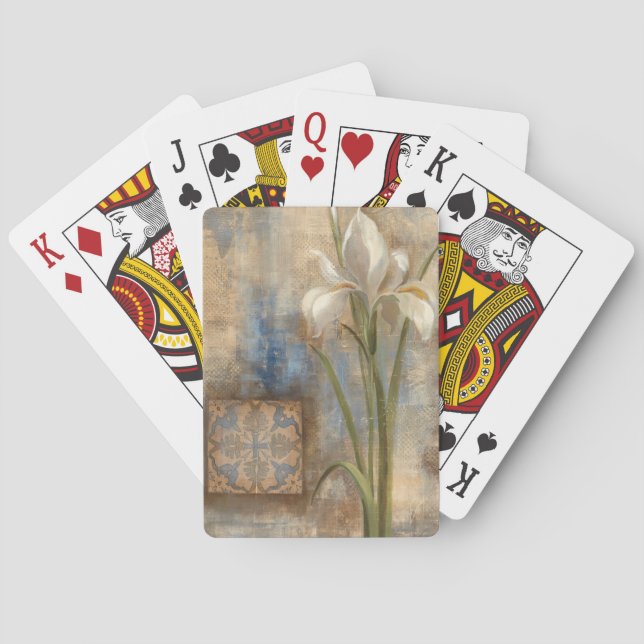 Iris and Tile Playing Cards (Back)